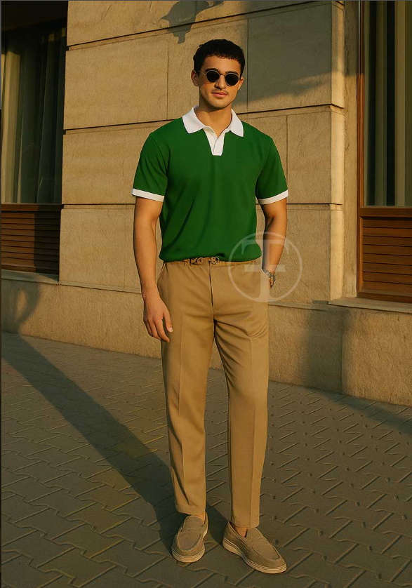 Mafia Coat Collar Polo - Turnout
