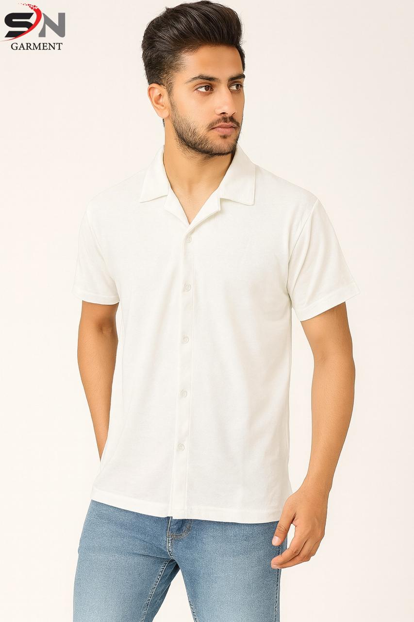Coat Collar Button Shirt - Turnout